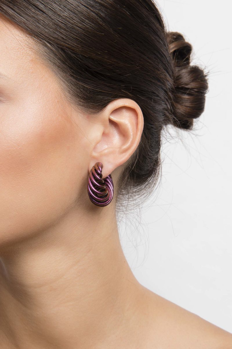 Boucles d'oreille 3D - Memento 1 - 2 LAST PIECES