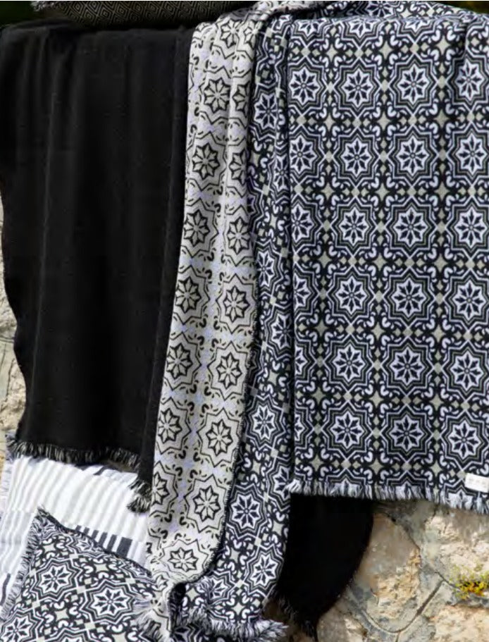 Echarpe en laine "Ricorrenze" bicolor