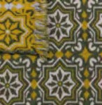 Echarpe en laine "Ricorrenze" bicolor