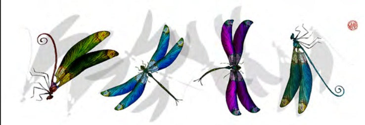 Chemin de table - Libellula