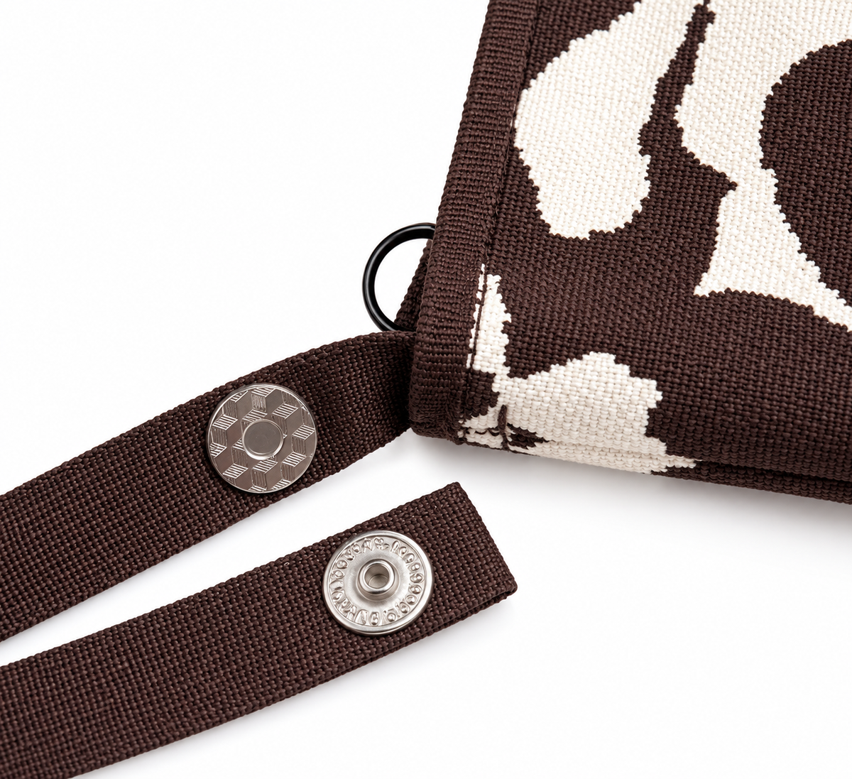 Sac - Floral Knit Tote & Magnetic Pouch Set