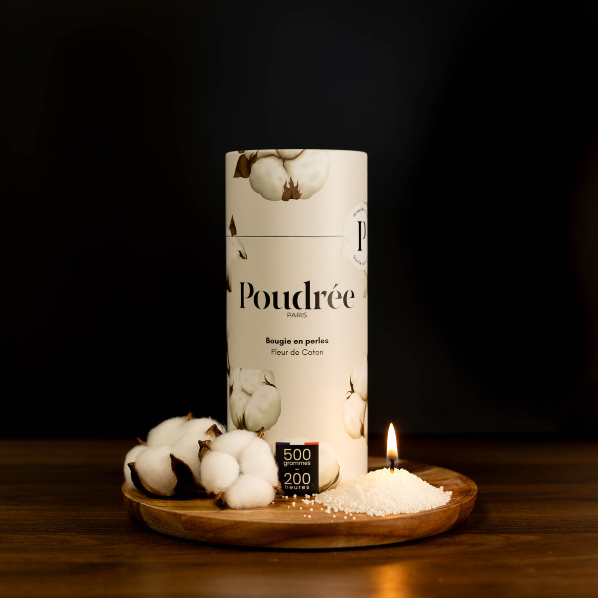 Bougies en perles de cire
