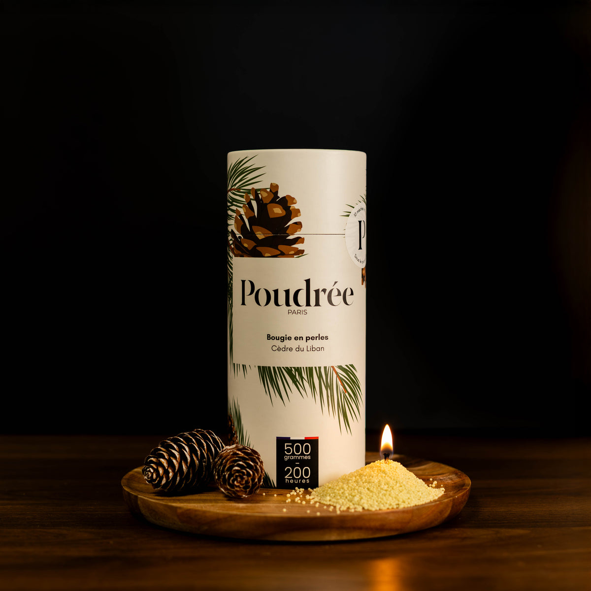 Bougies en perles de cire