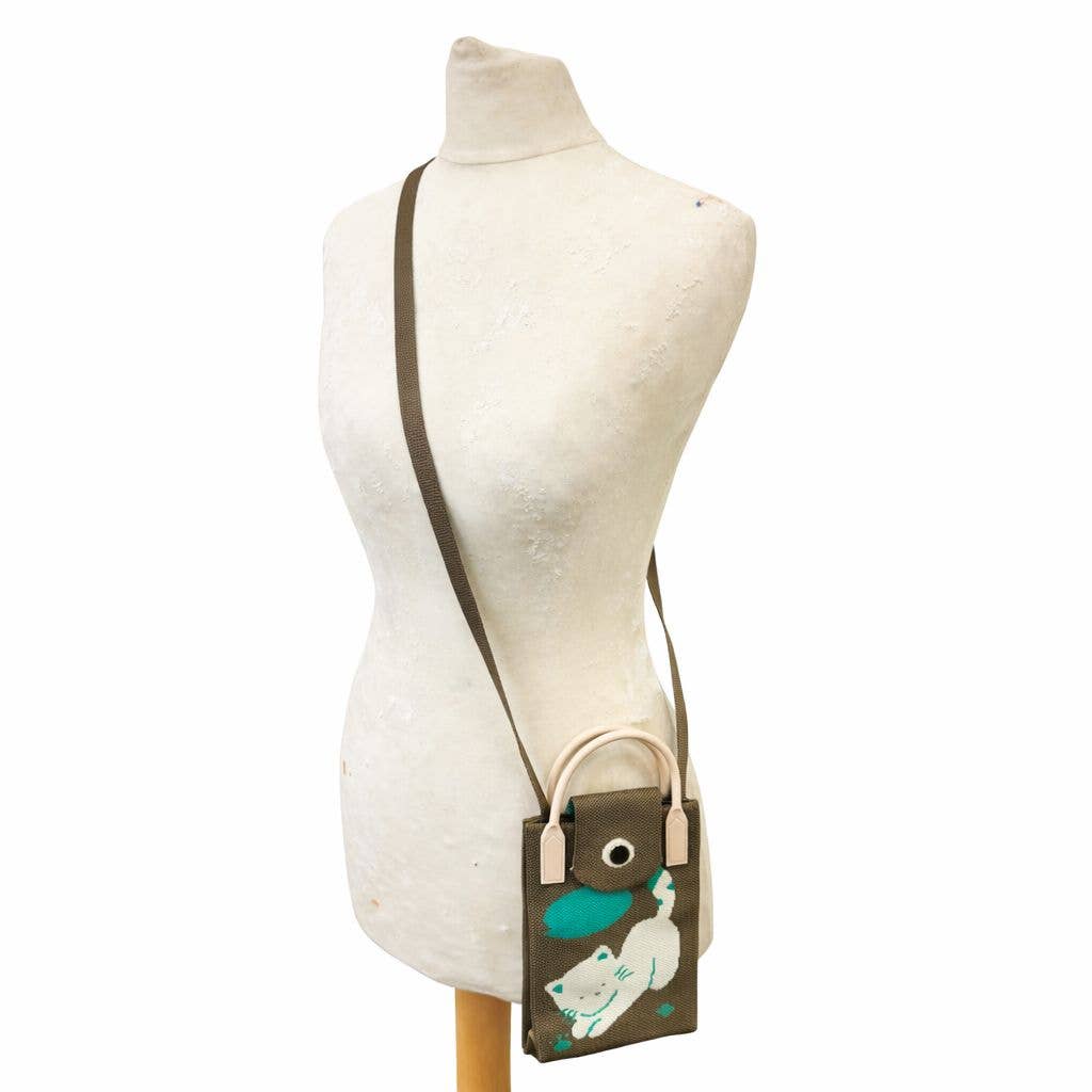 Knit Crossbody Phone Bag