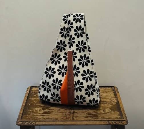 Floral Knitted -Tote Bag
