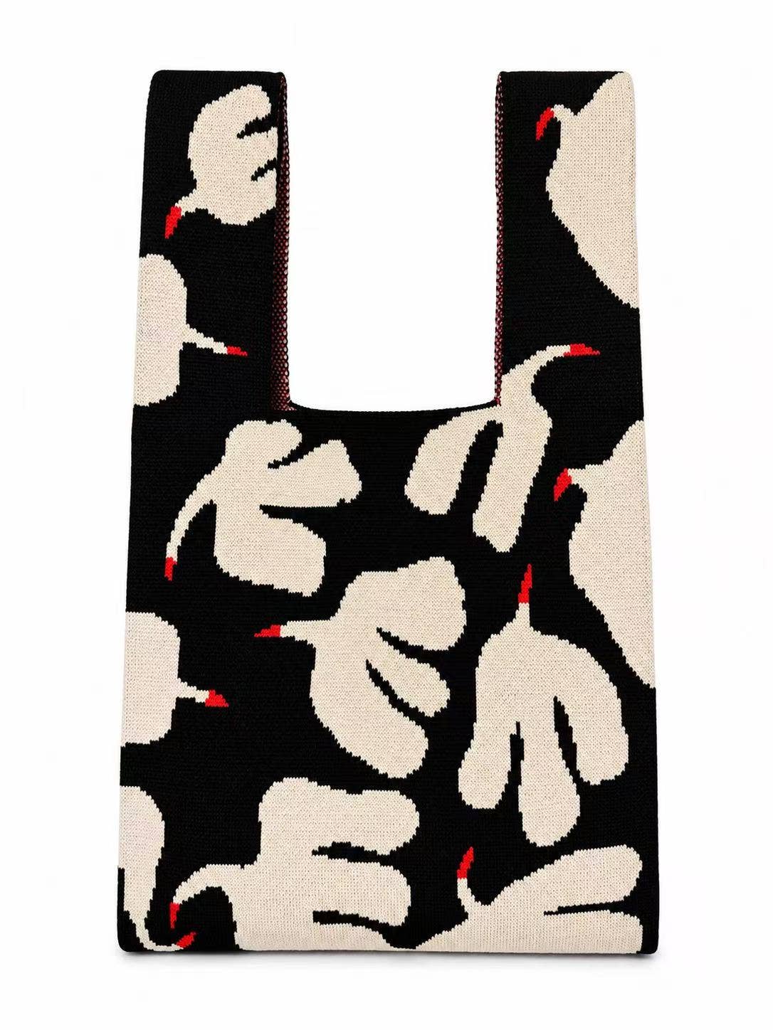 Sac - Swan Lake - Knitted Bag