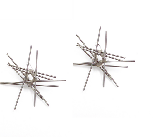 Boucles d'oreilles - Spike Metal