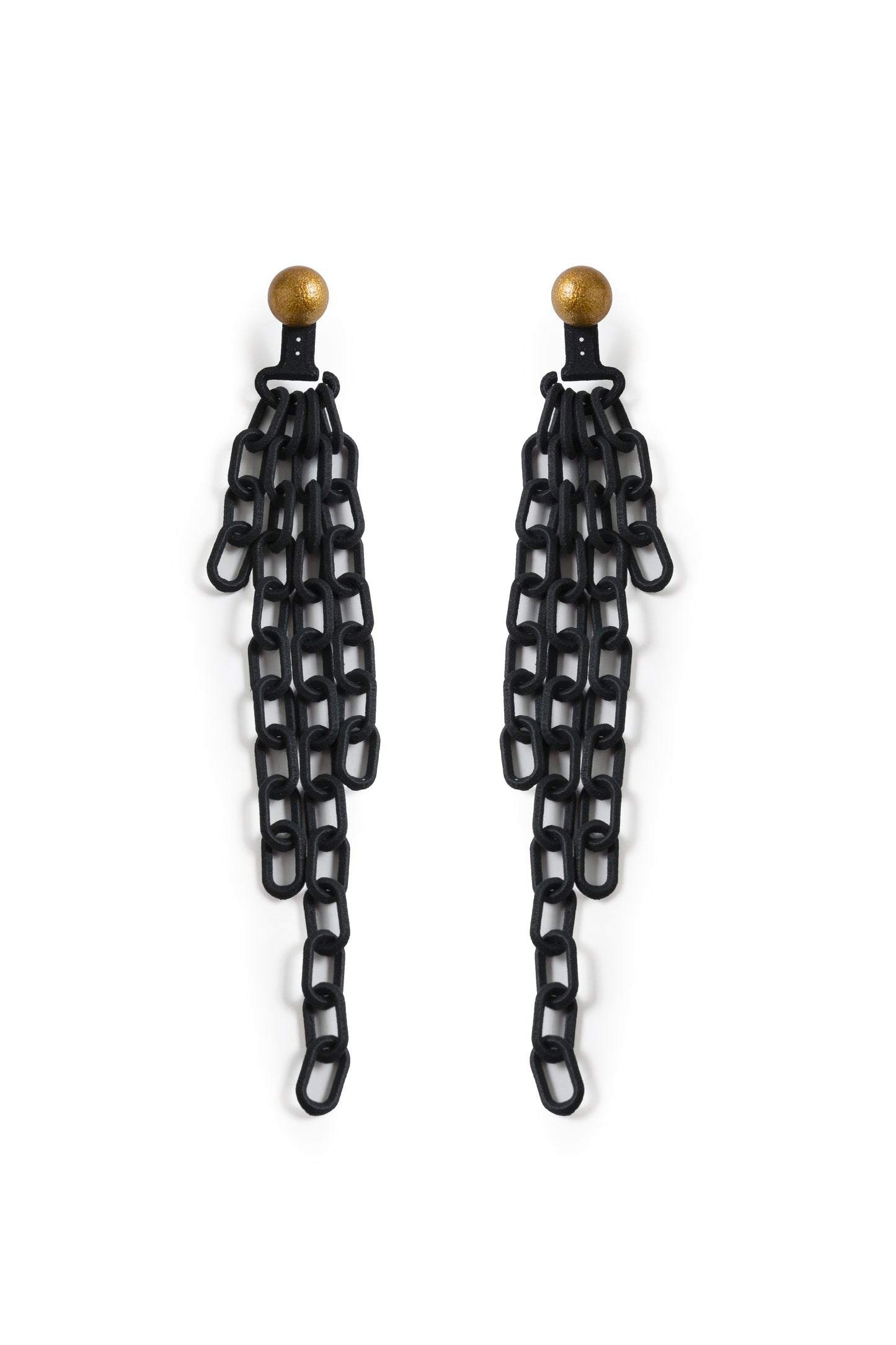 Boucles d'oreilles 3D - Chained