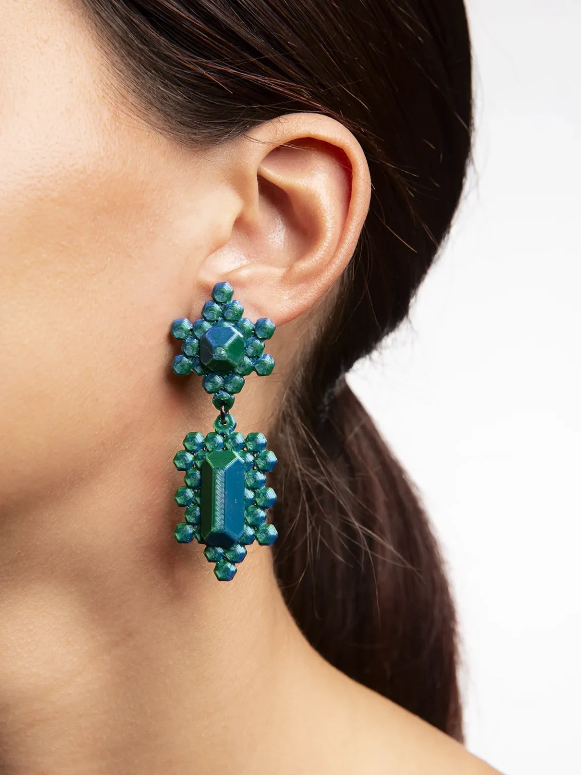 Boucles d'oreilles - Stones clip