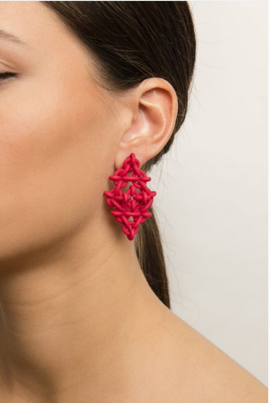 Boucles d'oreilles 3D - Raja court