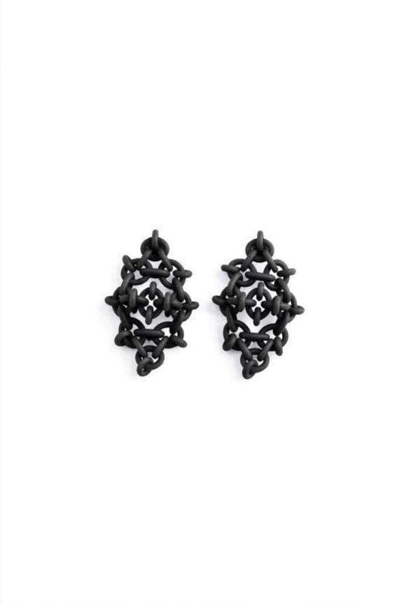 Boucles d'oreilles 3D - Raja court