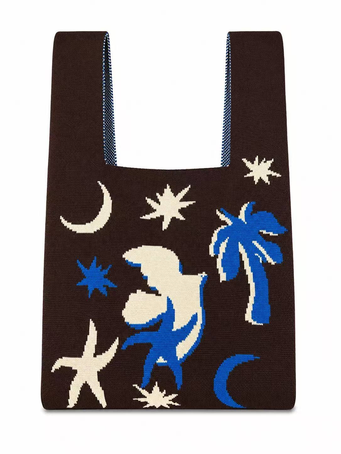 Starlit Fantasy - Knitted Bag